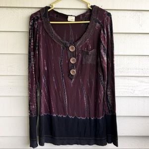 Daytrip Tie Dye Henley Top